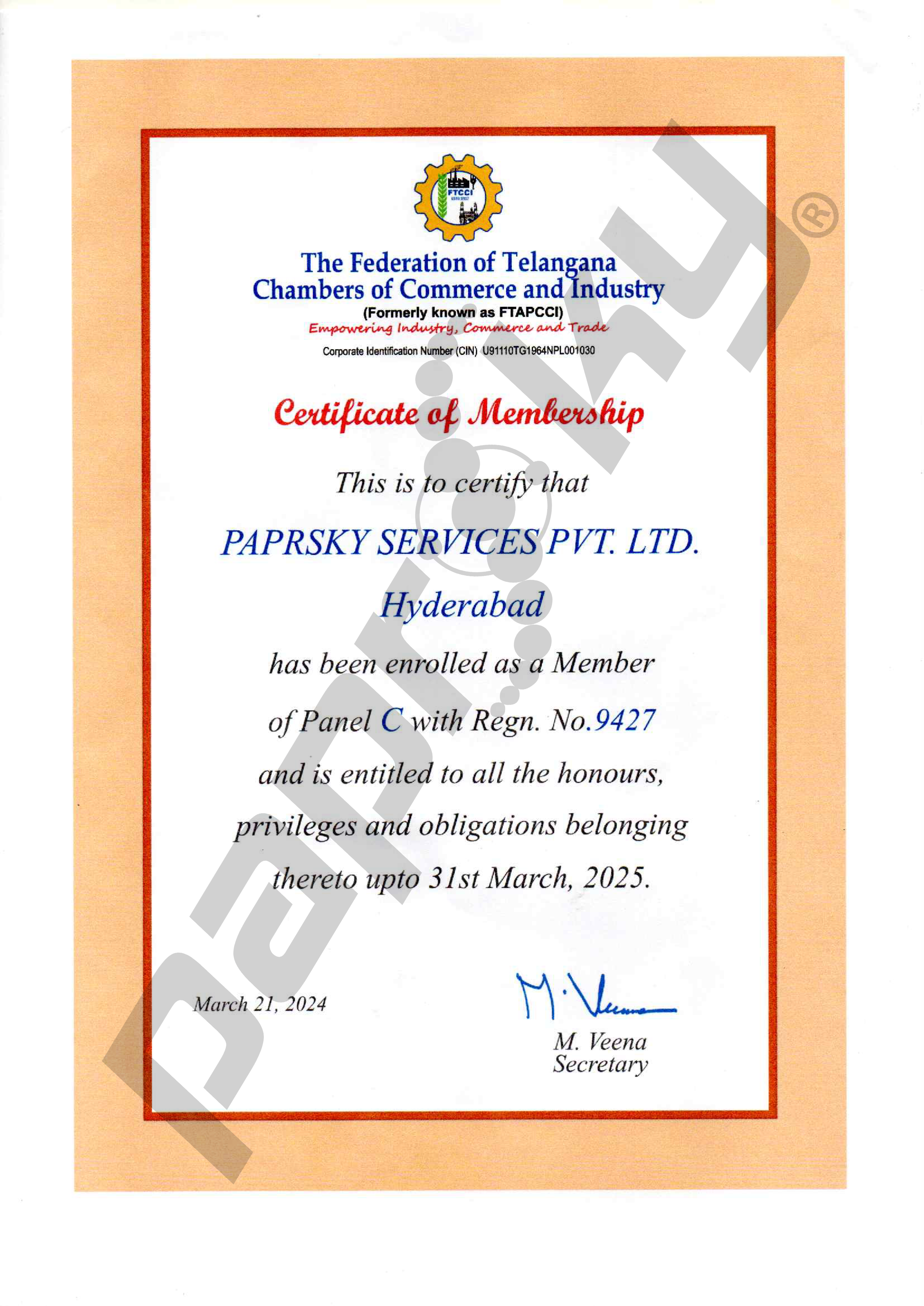 FTCCI – Federation of Telangana Chambers